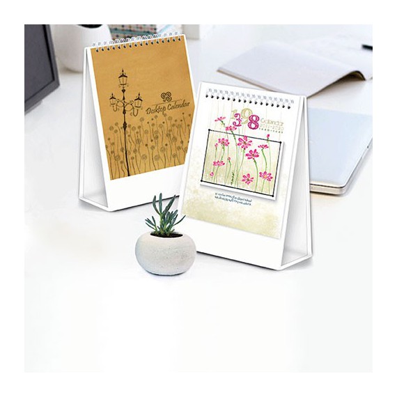تقویم رومیزی کلاسیک طرح شکوفه PF-800